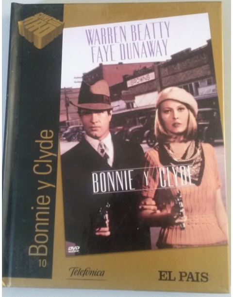 BONNIE Y CLYDE DVD LIBRO-PELICULA. COLECCION CINE DE ORO EL PAIS.