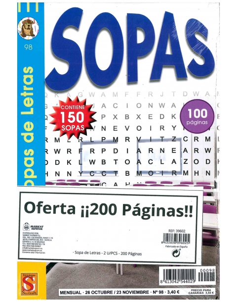 SOPAS SERGRAF 2UU SURTIDAS
