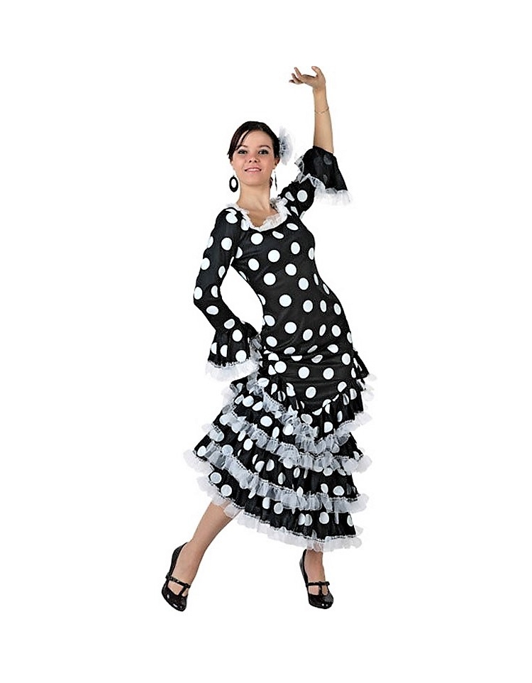 Atosa Disfraz Flamenca Negro Adulto