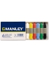 Ceras blandas de colores Manley en caja de 6 Unidades.
