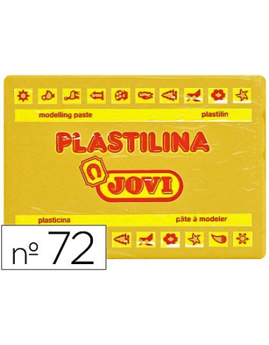 PLASTILINA DEL Nº 72 COLOR AMARILLO OSCURO/CLARO TAMAÑO GRANDE 72/01, 72/02.
