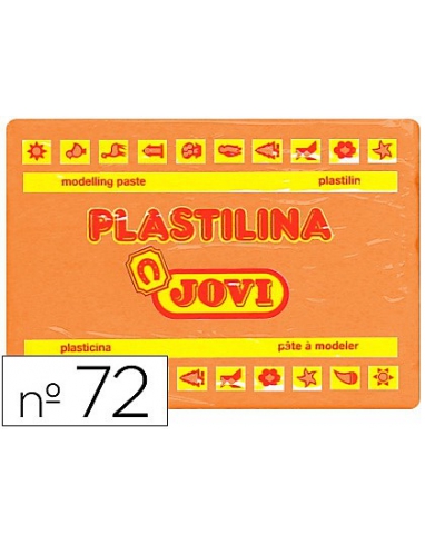 PLASTILINA DEL Nº 72 COLOR NARANJA TAMAÑO GRANDE 72/04.